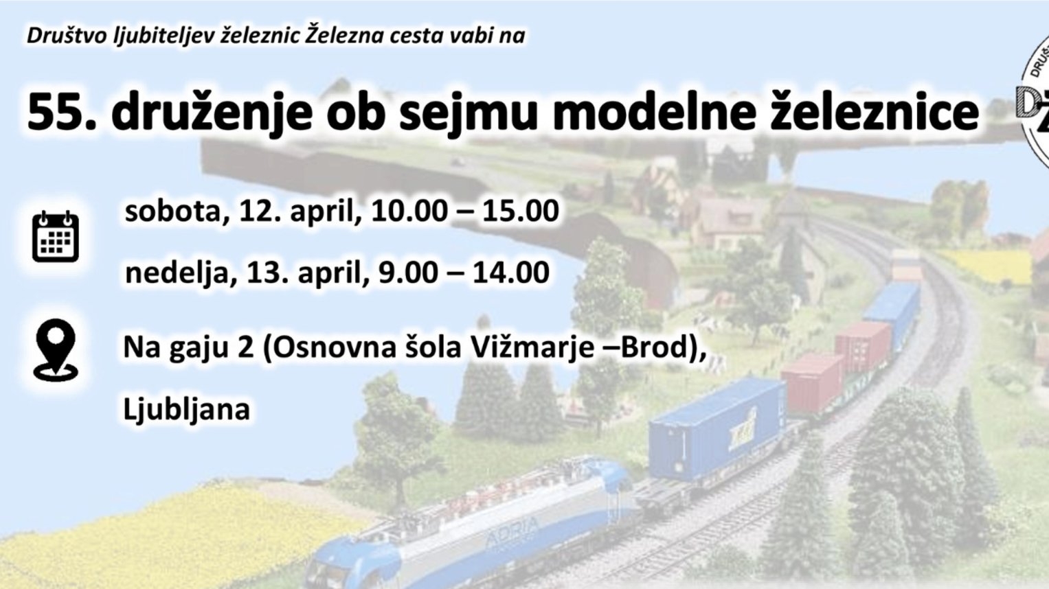 55. druženje ob sejmu modelne železnice